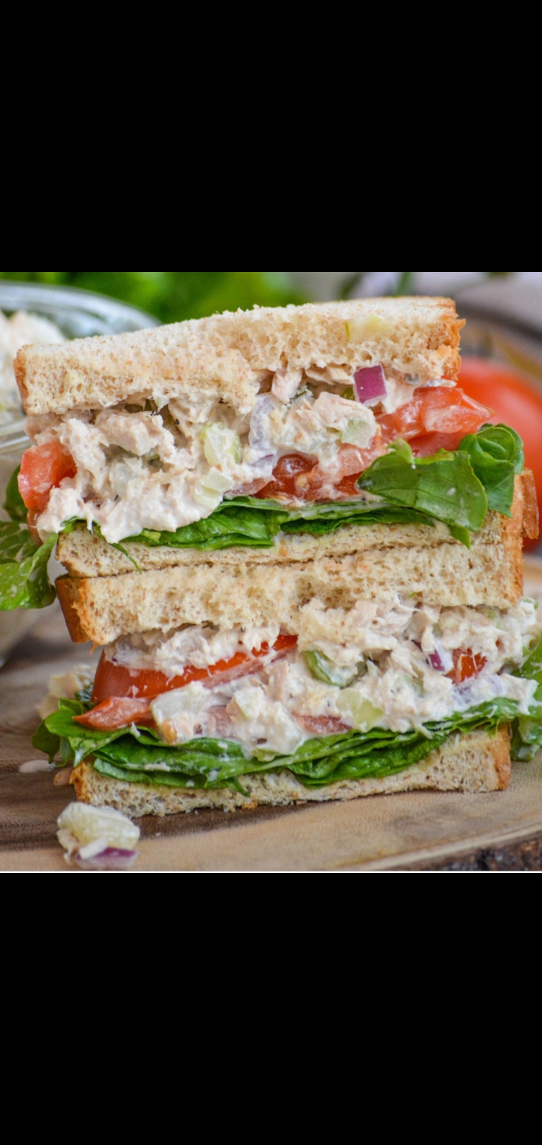 Order Classic Tuna Salad Dill Pickles Romaine Lettuce Red Onions Tomatoes Sandwich  food online from American Gourmet Foods Deli store, New York on bringmethat.com