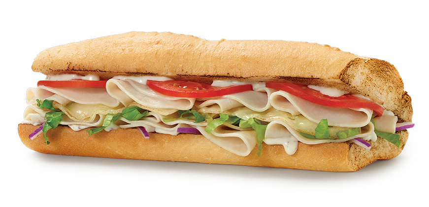 Order Turkey Ranch and Swiss Sub food online from Quiznos store, Fresno on bringmethat.com