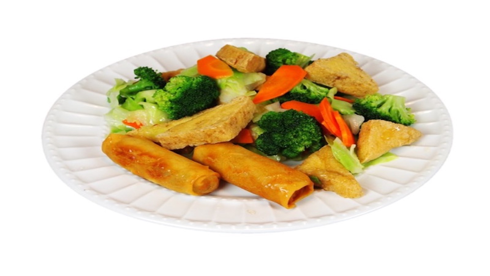 Order Vegetable Roll and Tofu Combo food online from Teriyaki Express store, Gaithersburg on bringmethat.com