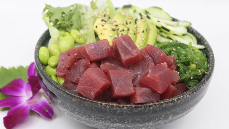 Order Regular Ahi Tuna Salad Bowl food online from Ij Sushi Burrito store, Seattle on bringmethat.com