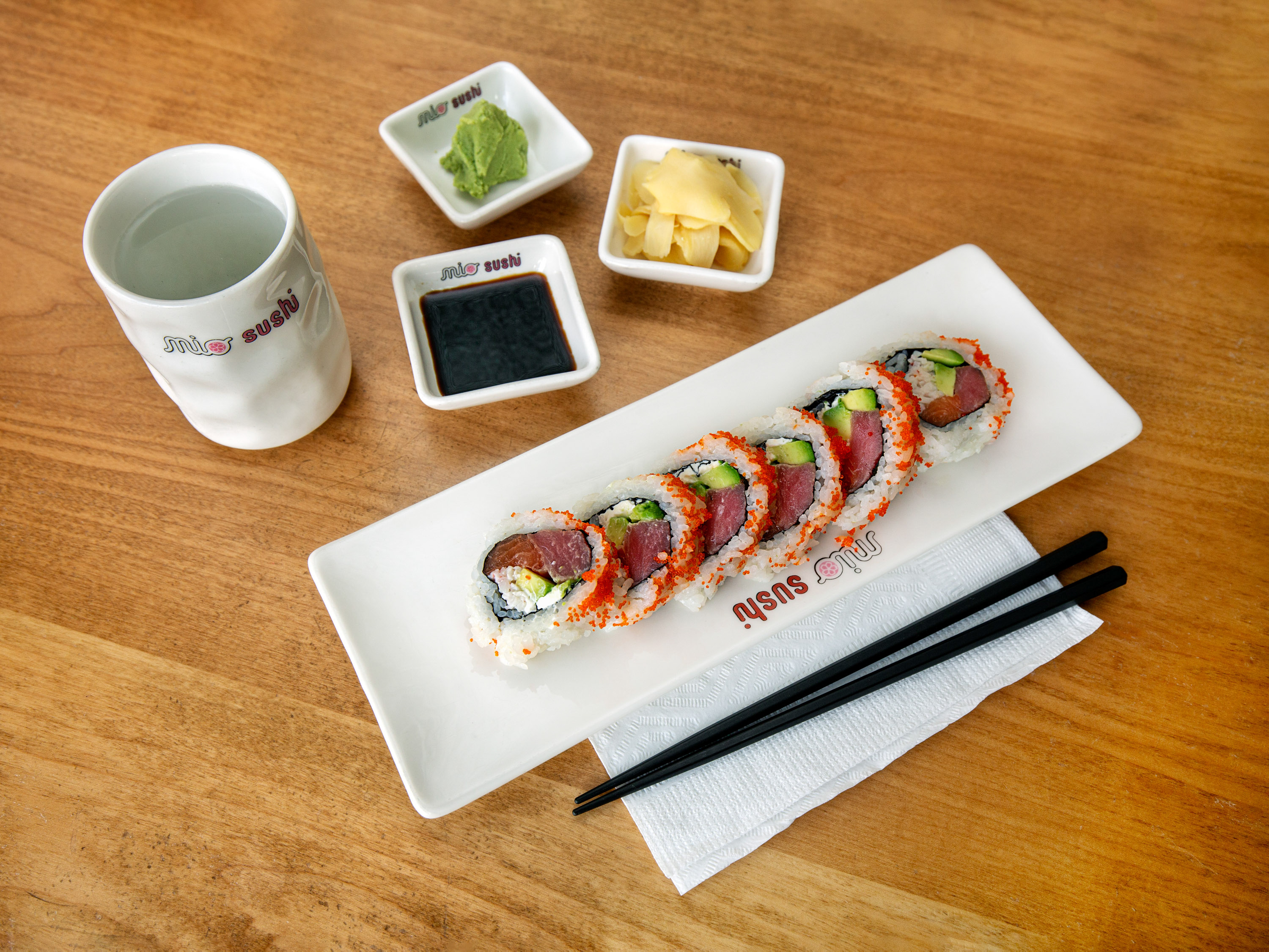 Order Sunset Roll food online from Mio Sushi store, Beaverton on bringmethat.com