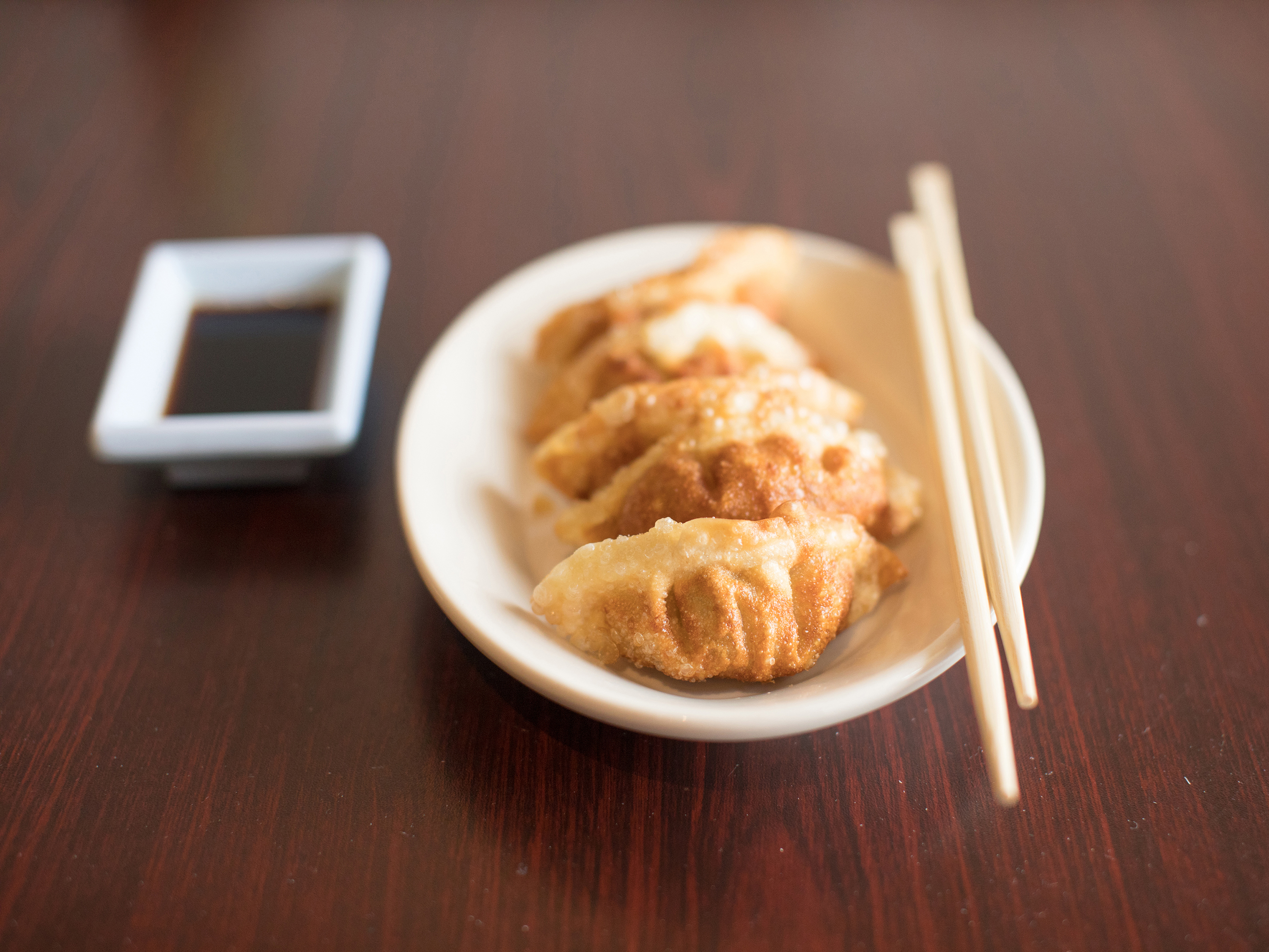 Order Dumpling (5 pcs) food online from Ginza Sushi store, San Diego on bringmethat.com