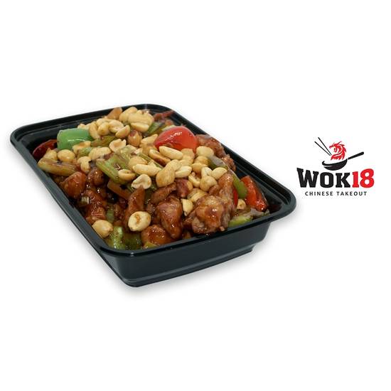 Order Kung Poa chicken food online from Wok 18 store, Teaneck on bringmethat.com