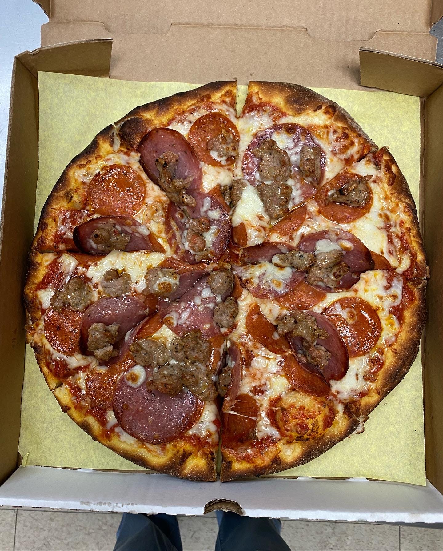 Order Carnivora Pizza - Small 10" (8 Slices) food online from Pizza Chief store, Ventura on bringmethat.com