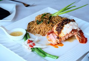 Order Tropical Lemongrass Lobster Tail food online from Mint Leaf Cuisine store, Saratoga on bringmethat.com