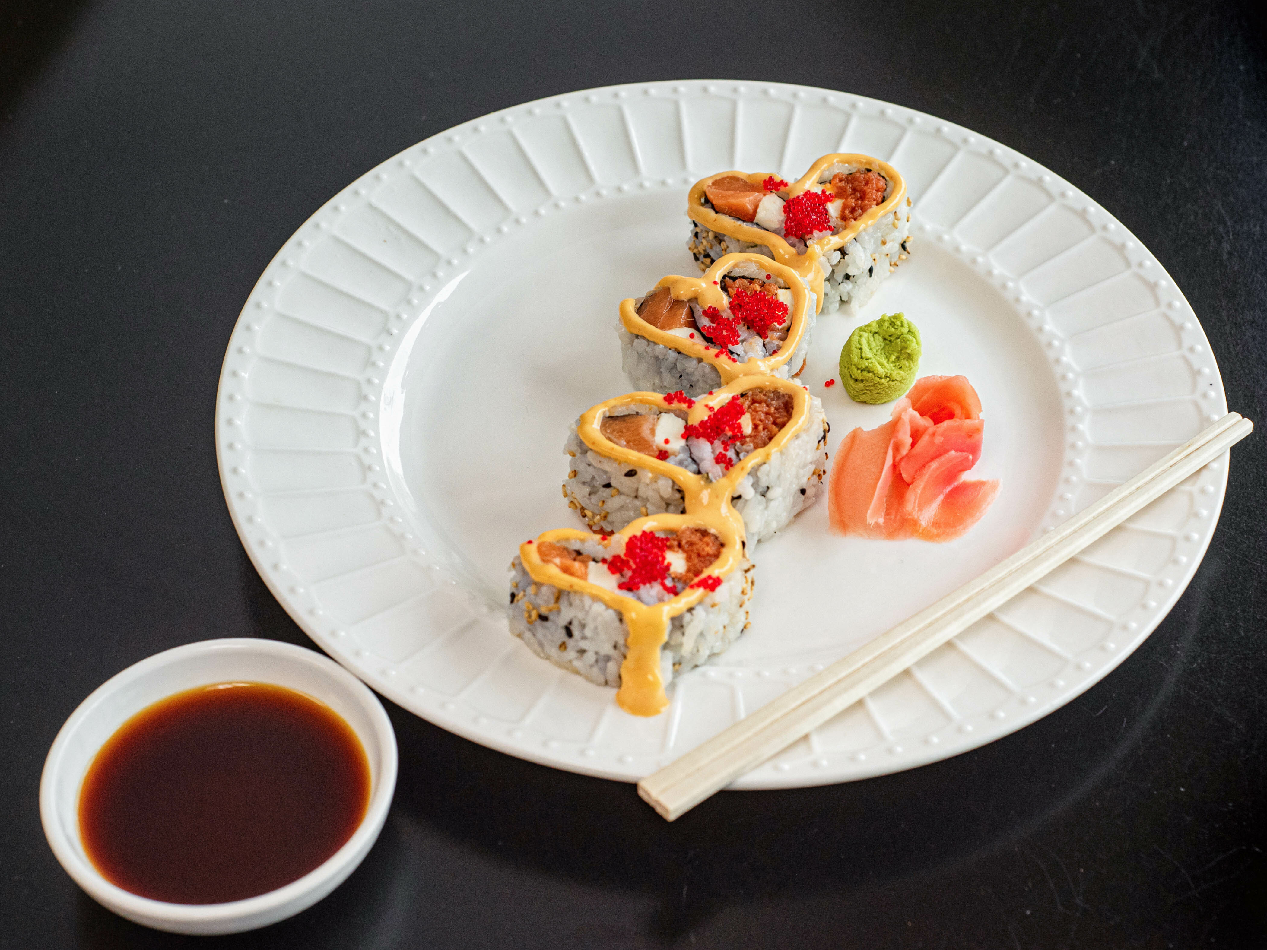 Order Love Purdue Roll food online from Maje Sushi store, West Lafayette on bringmethat.com