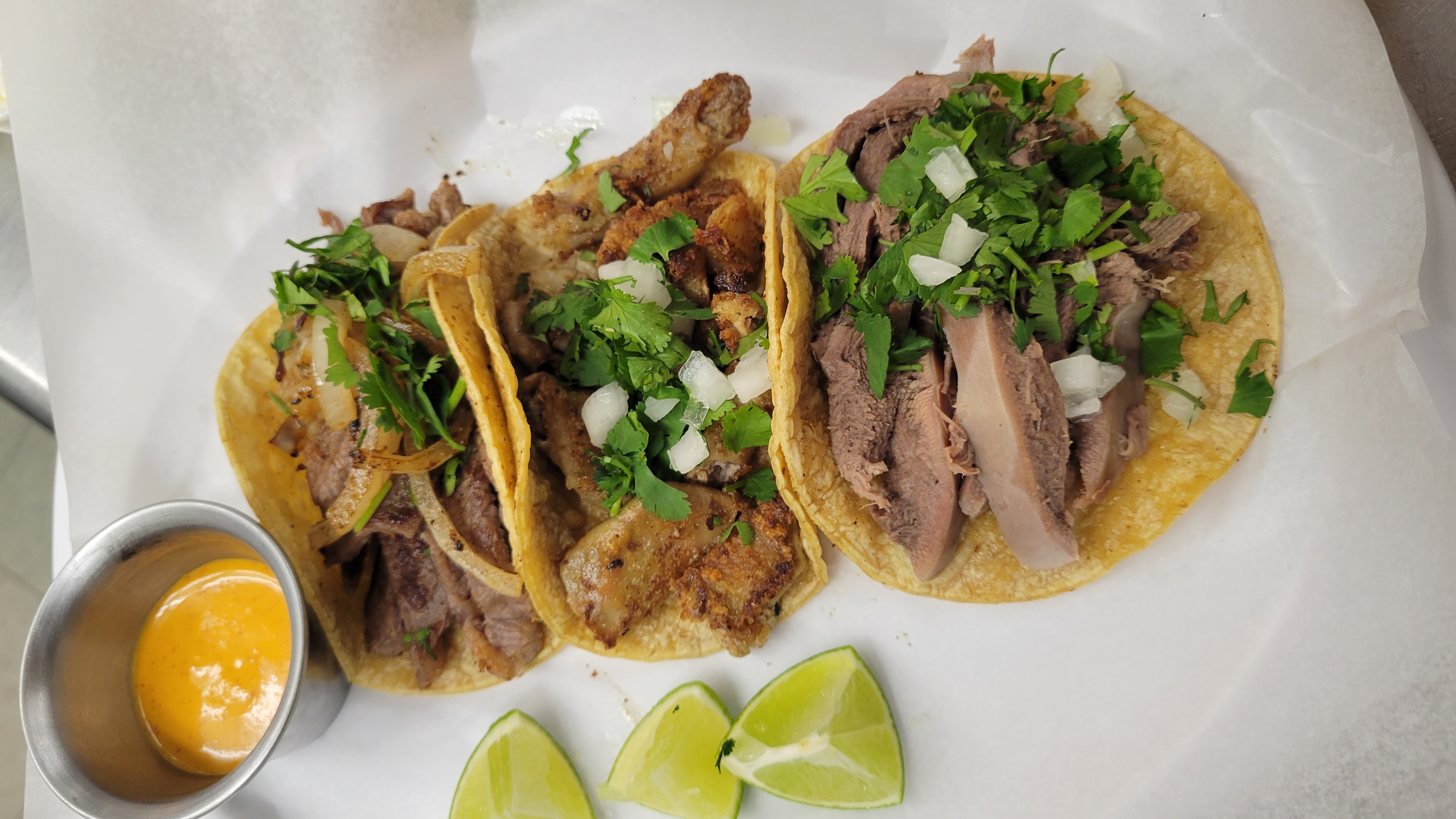 Order Lengua  Taco food online from Chilangos Authentic Mexican Cuisine store, Rockford on bringmethat.com