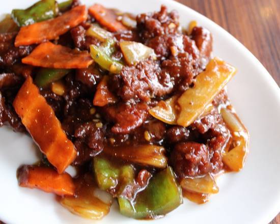 Order Szechuan Beef (Spicy) food online from House of Lu II store, Marietta on bringmethat.com