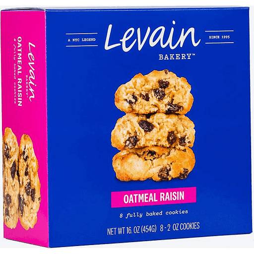 Order Levain Bakery Oatmeal Raisin Cookies  (8 CT) 138286 food online from BevMo! store, Greenbrae on bringmethat.com
