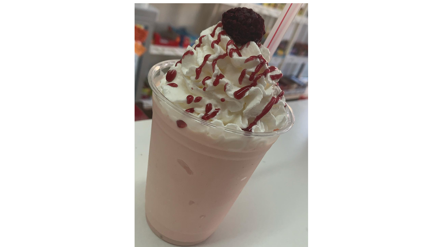 Order Specialty Shake - Raspberry Vanilla food online from Libby Lou Fun Factory store, Columbus on bringmethat.com