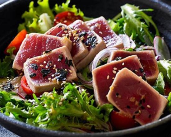 Order Tuna Tataki Salad food online from Sushi Osawa store, Norcross on bringmethat.com