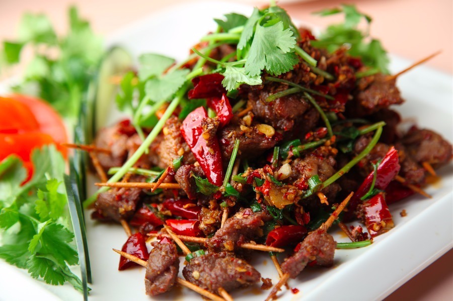 Order Stick Lamb with Chili牙签羊肉 food online from Frice store, Riverside on bringmethat.com