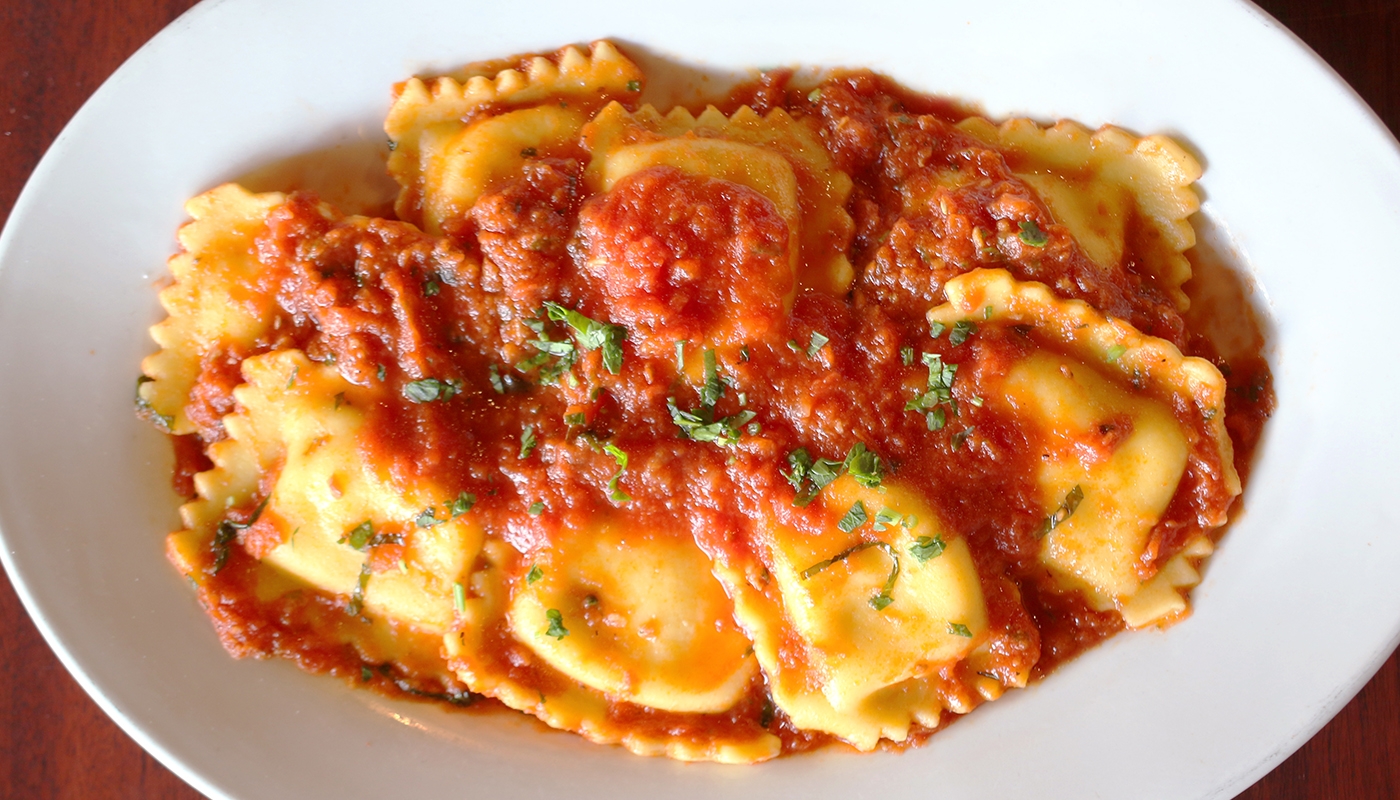 Order Jumbo Cheese Ravioli  food online from Russo's Pizza store, Austin on bringmethat.com
