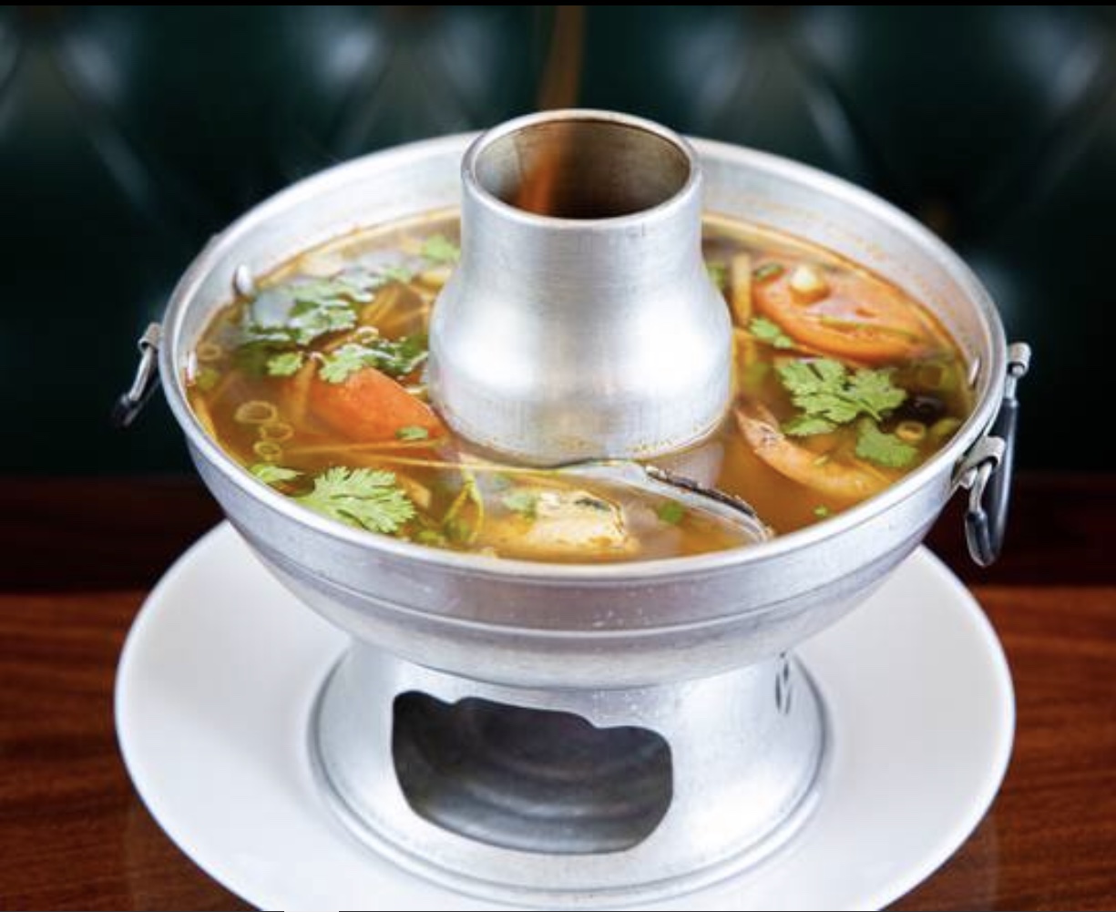 Order 16. Tom Yum Seafood Soup food online from Thai Rama store, Glendale on bringmethat.com