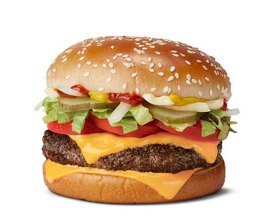 Order Quarter Pounder with Cheese Deluxe food online from Mcdonald store, Eagle River on bringmethat.com