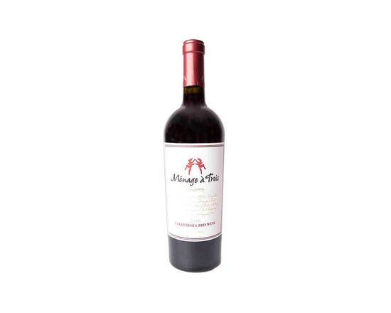 Order Menage A Trois Red 750ml | 14% abv food online from Pink Dot store, Lemon Grove on bringmethat.com