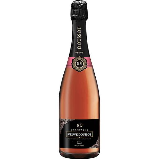 Order Veuve Doussot Tendresse Brut Rose Champagne (750 ML) 139469 food online from Bevmo! store, Torrance on bringmethat.com