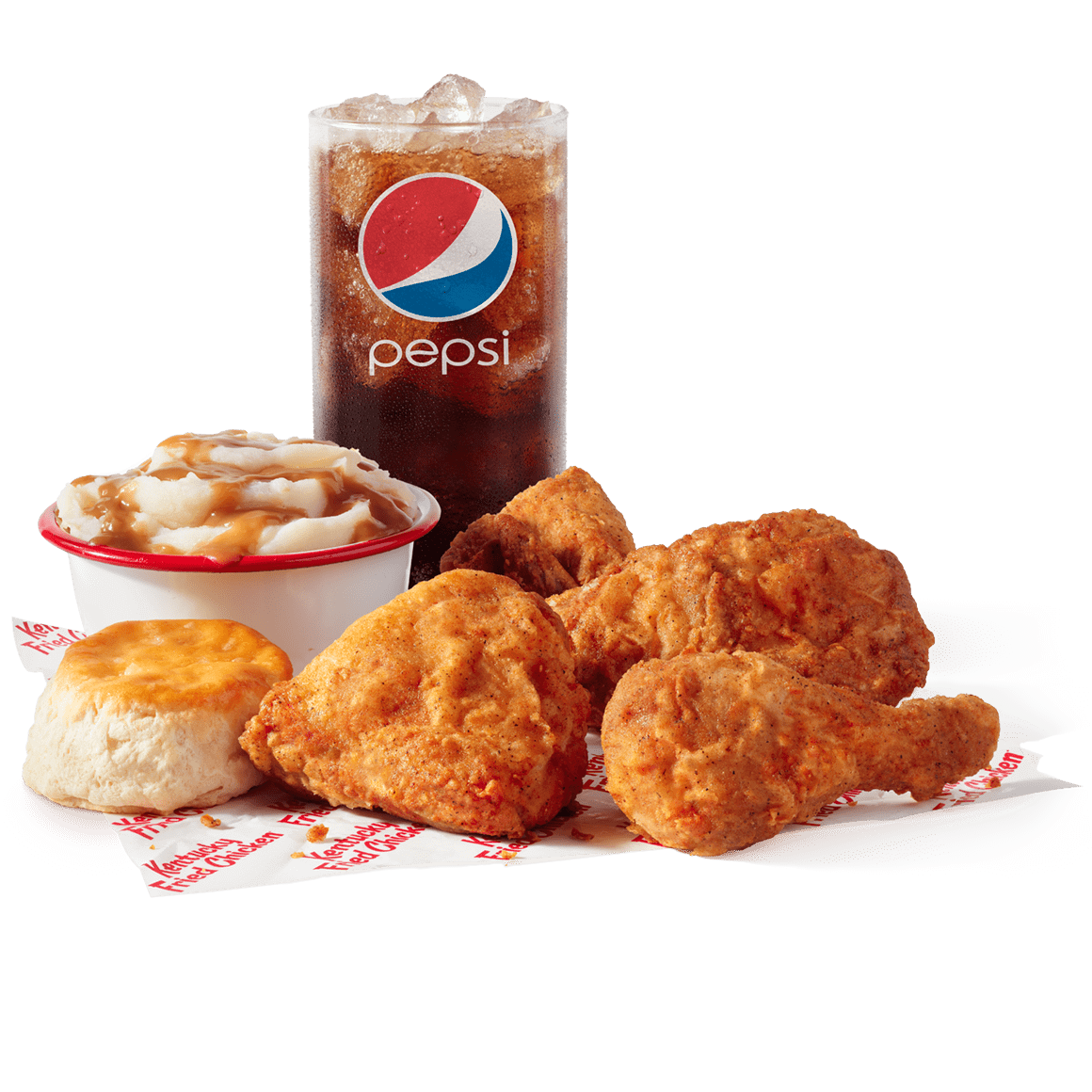 Order 4 pc. Chicken Combo food online from Kfc store, Uhrichsville on bringmethat.com