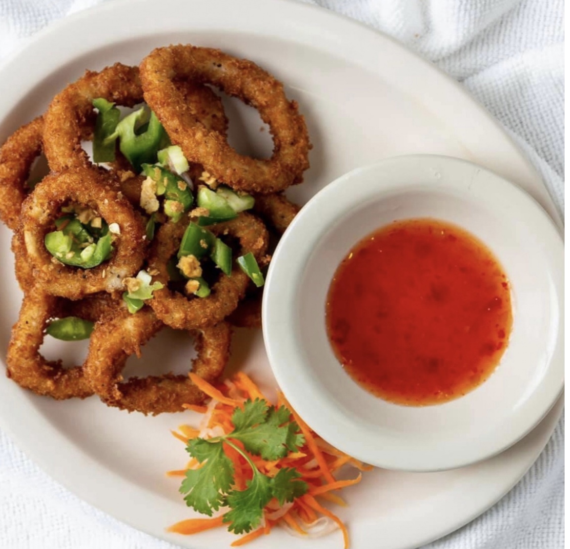 Order A5. Salt & Pepper Calamari food online from Papaya Vietnamese Cuisine store, Bellevue on bringmethat.com