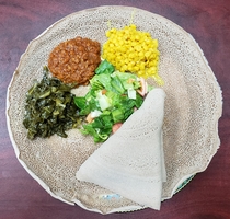 Order Regular Veggie 4 Item Combo food online from Habesha Market and Carry-Out store, Washington on bringmethat.com
