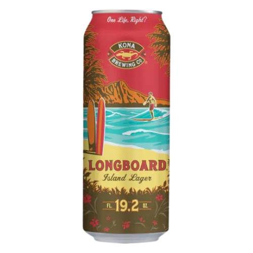 Order Kona Longboard Island Lager - 19.2 oz Can/Single food online from Bottle Shop & Spirits store, Los Alamitos on bringmethat.com