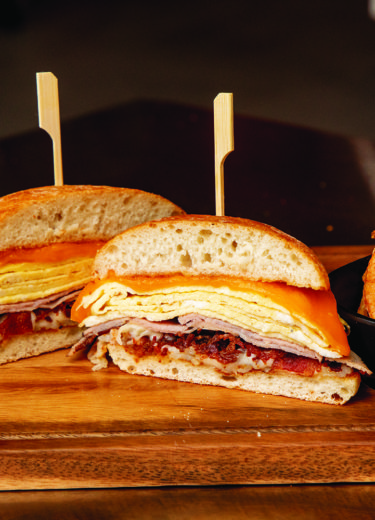 Order Sunrise Sandwich food online from The Carving Board store, Los Angeles on bringmethat.com