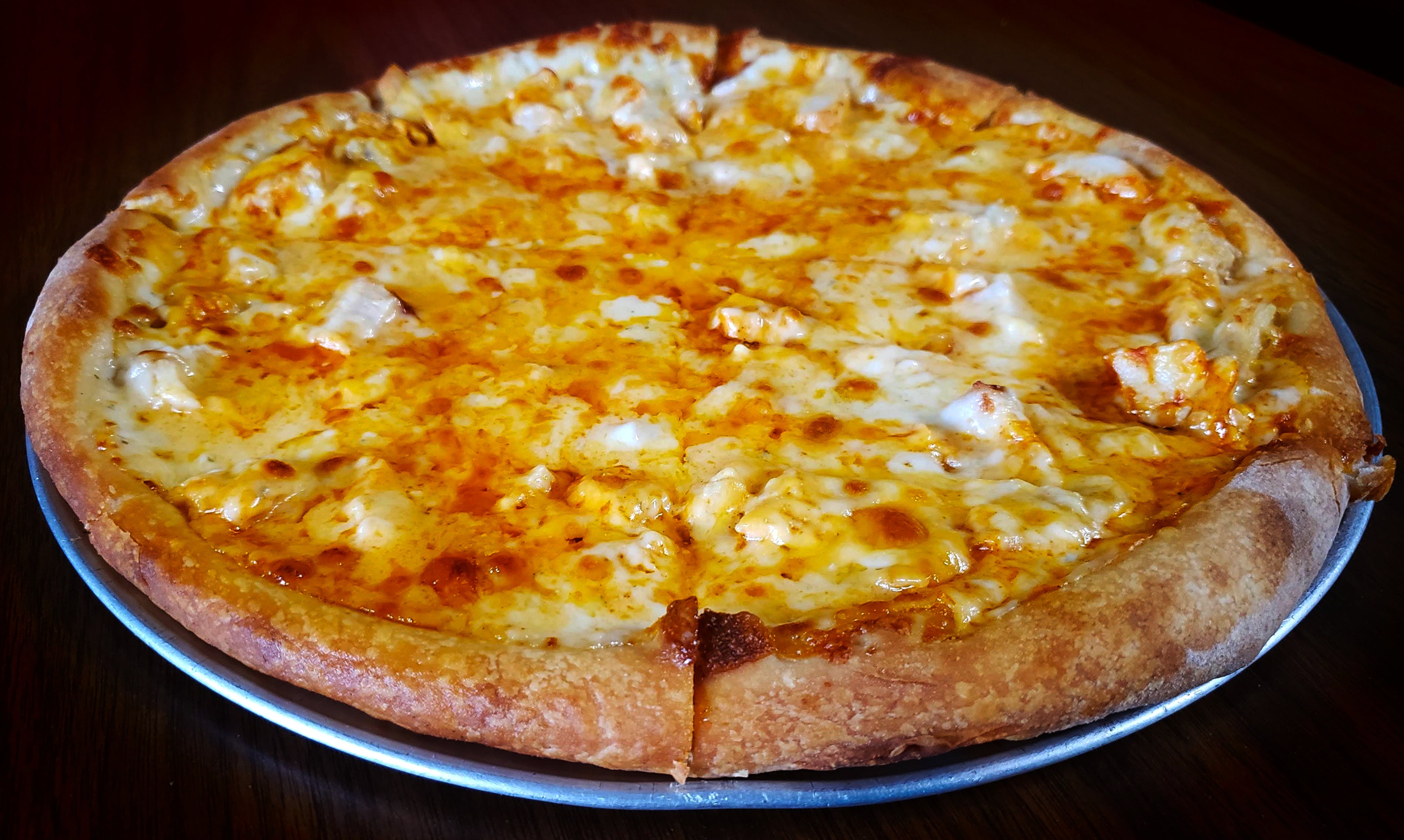 Order Buffalo Chicken Pizza - Personal 8" food online from La Vostra Pizza store, Mckees Rocks on bringmethat.com