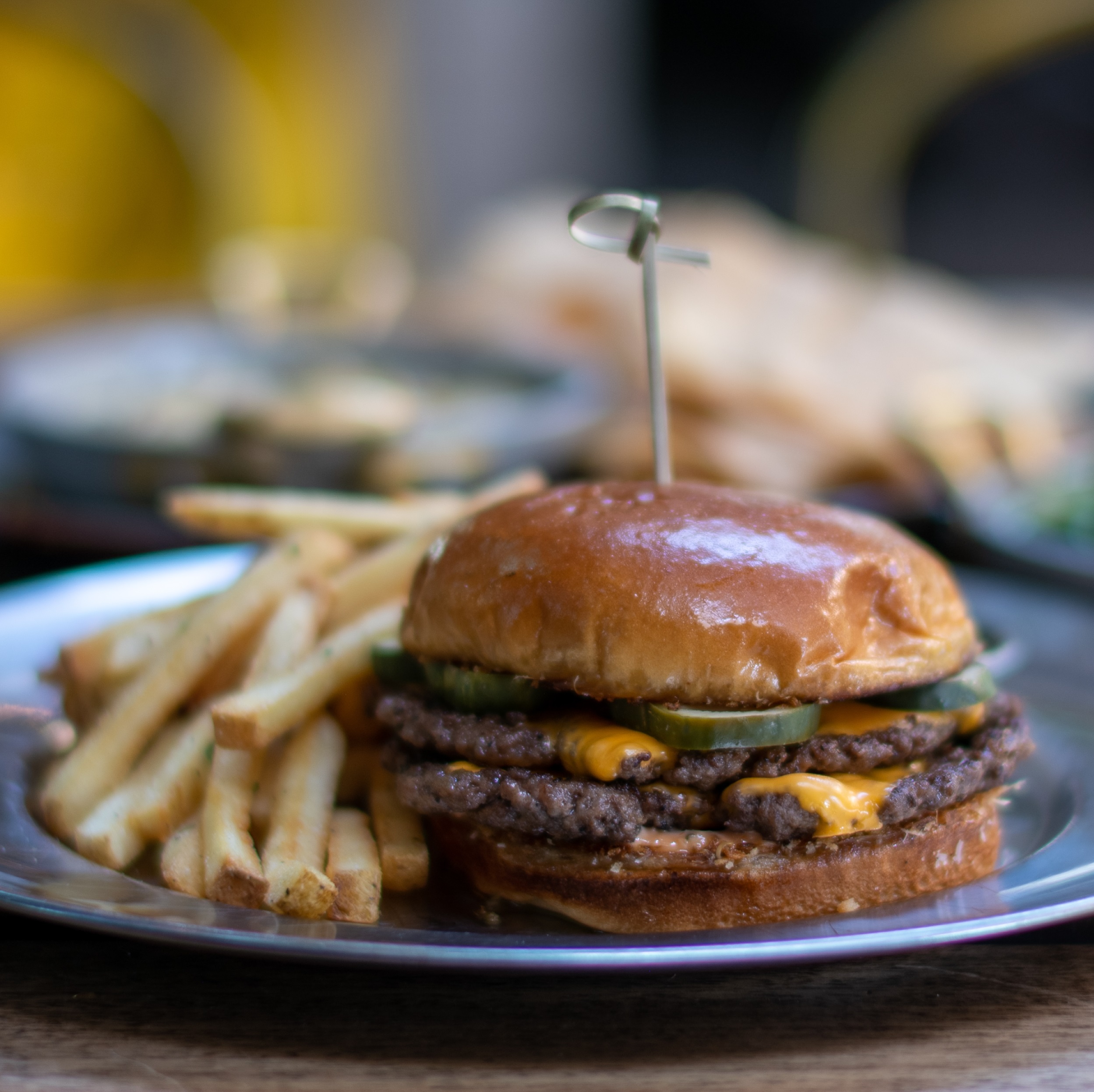 Order Double Smash Burger food online from Eureka! store, Berkeley on bringmethat.com