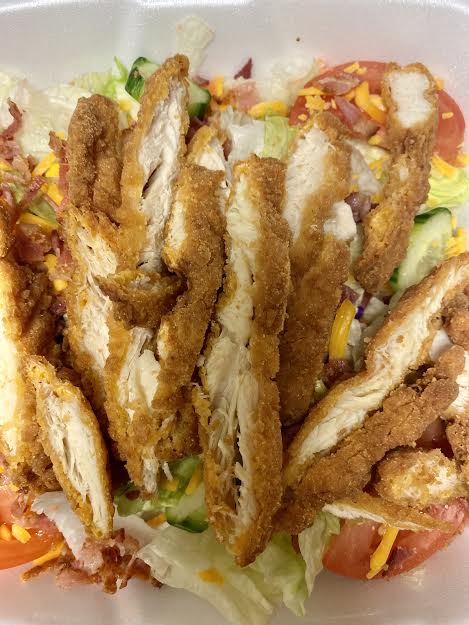 Order Krispy Chicken Salad food online from Liberty Family Restaurant store, Rochester on bringmethat.com