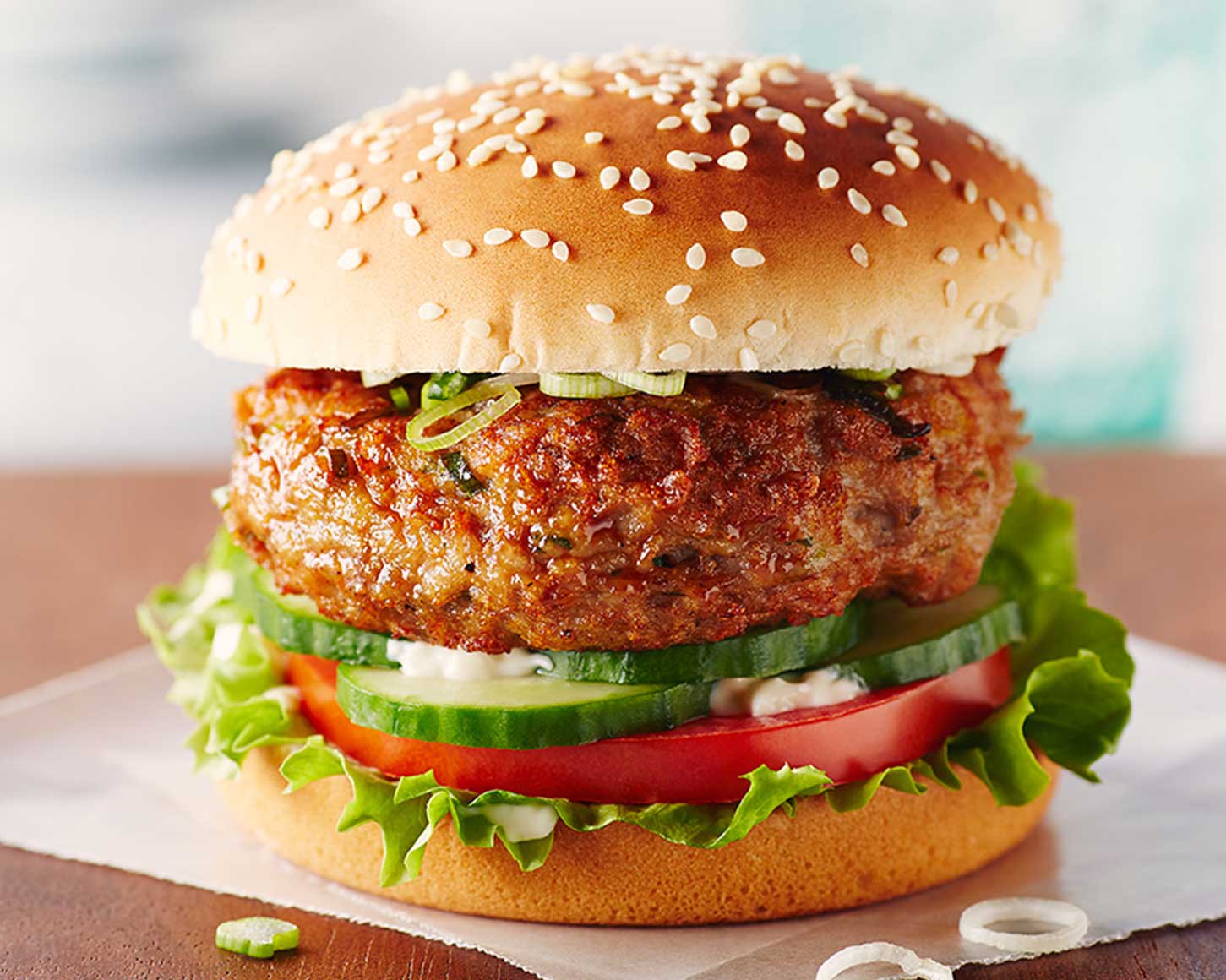 Order Chicken Burger food online from Baisakhi Dhaba store, Voorhees Township on bringmethat.com