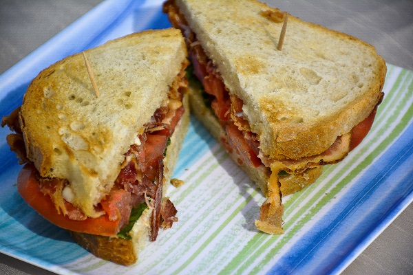 Order BLT Club Sandwich food online from Roggenart store, Columbia on bringmethat.com