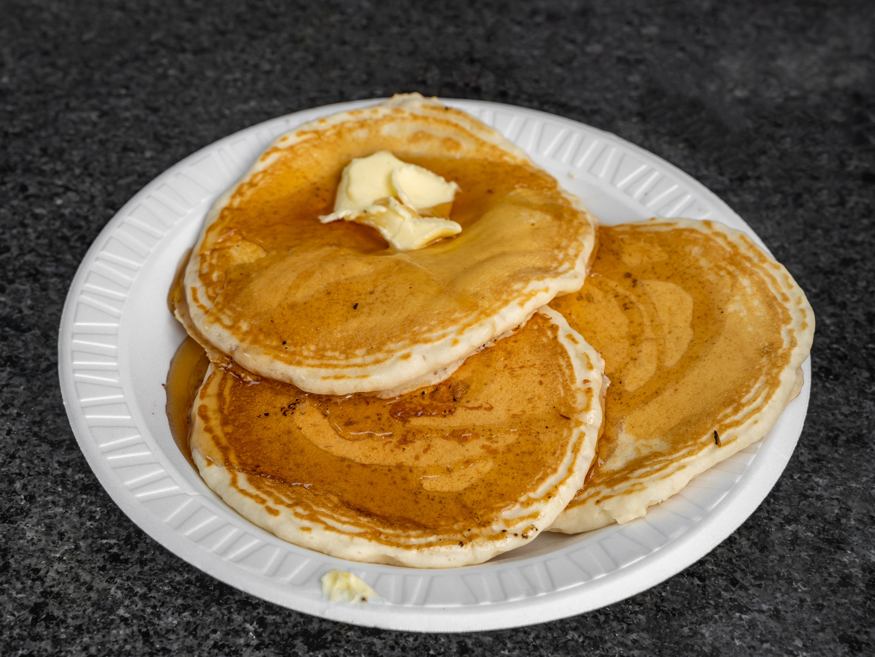 Order 4 Buttermilk Pancakes  food online from La Bagel store, Edison on bringmethat.com