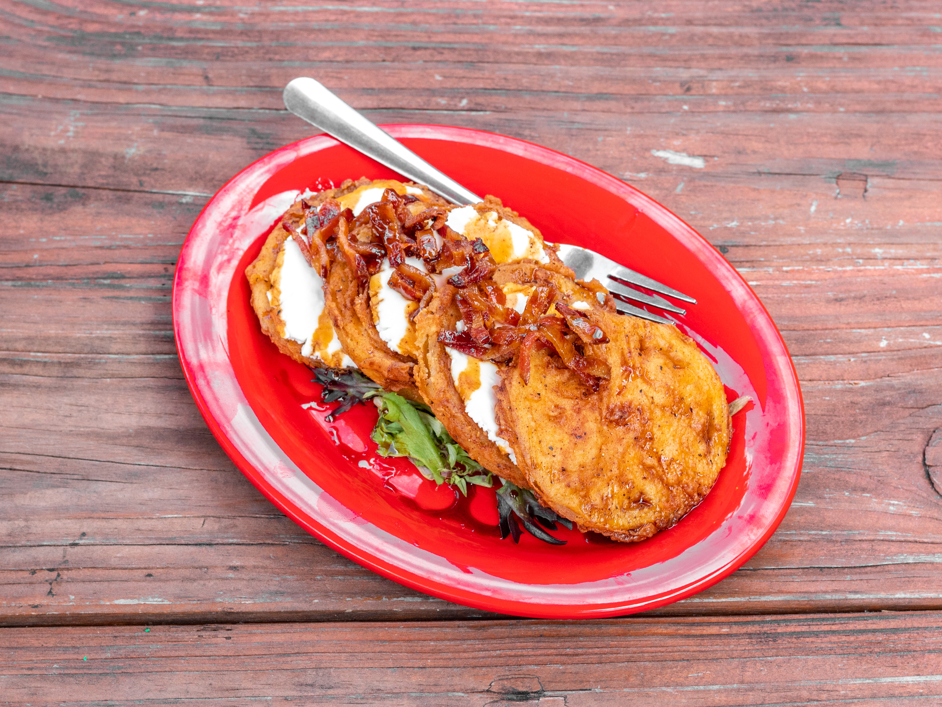 Order Fried Green Tomatoes food online from Burgers & Barley store, Rock Hill on bringmethat.com