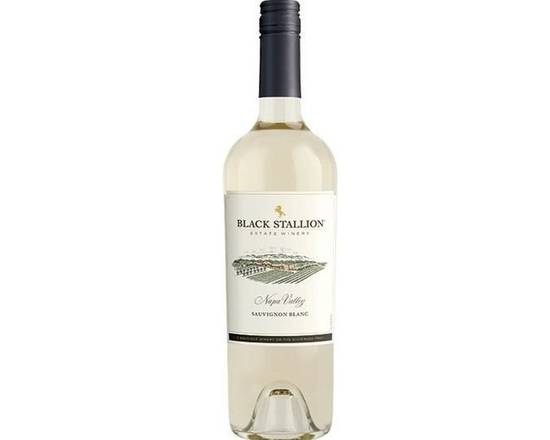 Order Black Stallion Sauvignon Blanc, 750mL wine (14.1% ABV) food online from Ranch Market Too store, Yountville on bringmethat.com