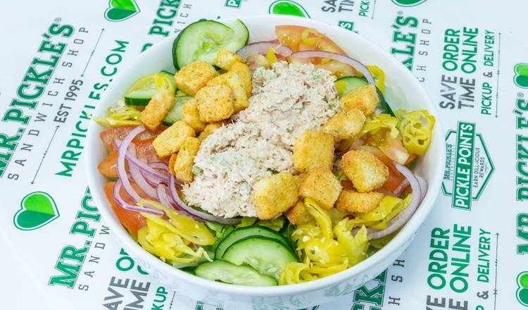 Order Tuna Salad Salad food online from Mr. Pickle Sandwich Shop store, Fresno on bringmethat.com