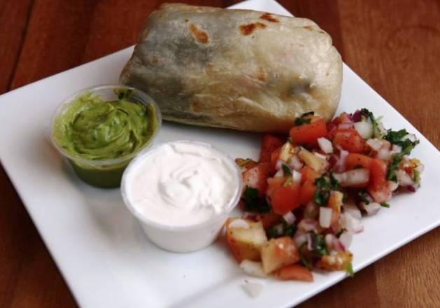 Order Burrito Supreme (Large) food online from Peru Chicken Restaurant store, Winchester on bringmethat.com