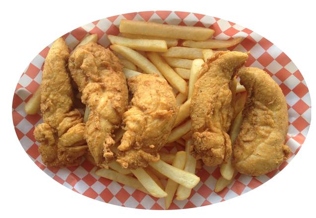 Order Chicken Strips Special food online from Angelo 6 Burger store, Upland on bringmethat.com
