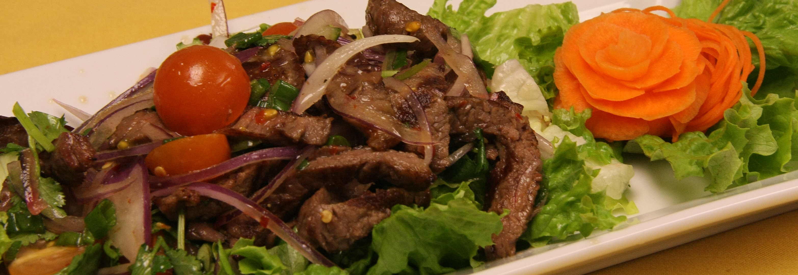 Order 5. Yum Nua Salad food online from Thai Pavilion National store, Oxon Hill on bringmethat.com