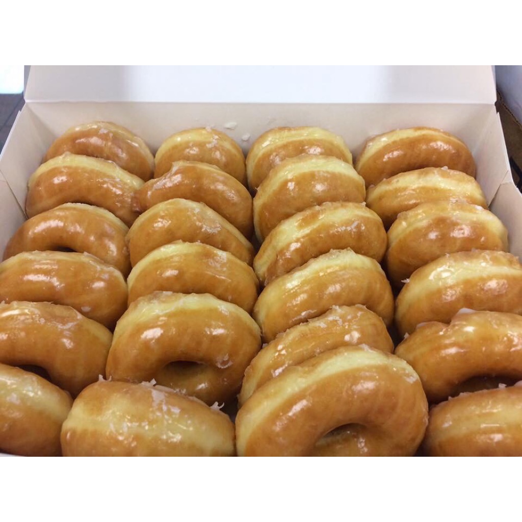 Order One Dozen Glazed Donuts +2 EXTRA FREE  food online from Ashley Donuts store, Houston on bringmethat.com