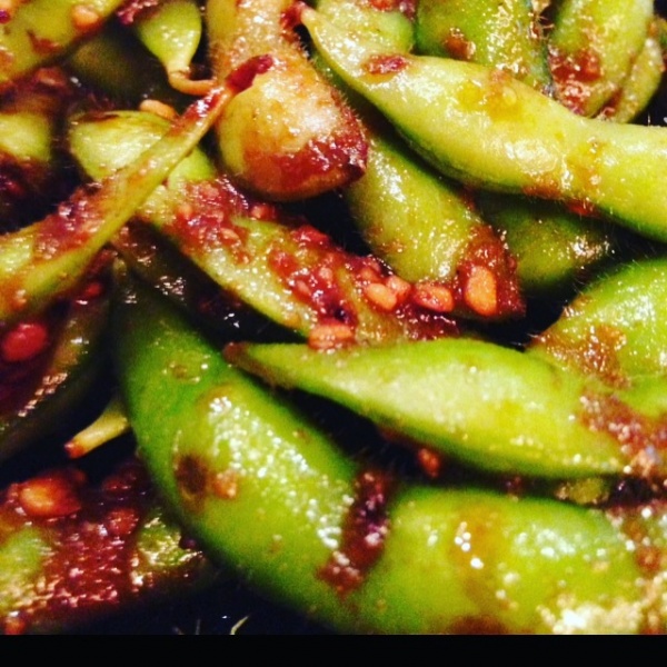 Order Garlic Edamame food online from What the fish sushi store, Los Angeles on bringmethat.com