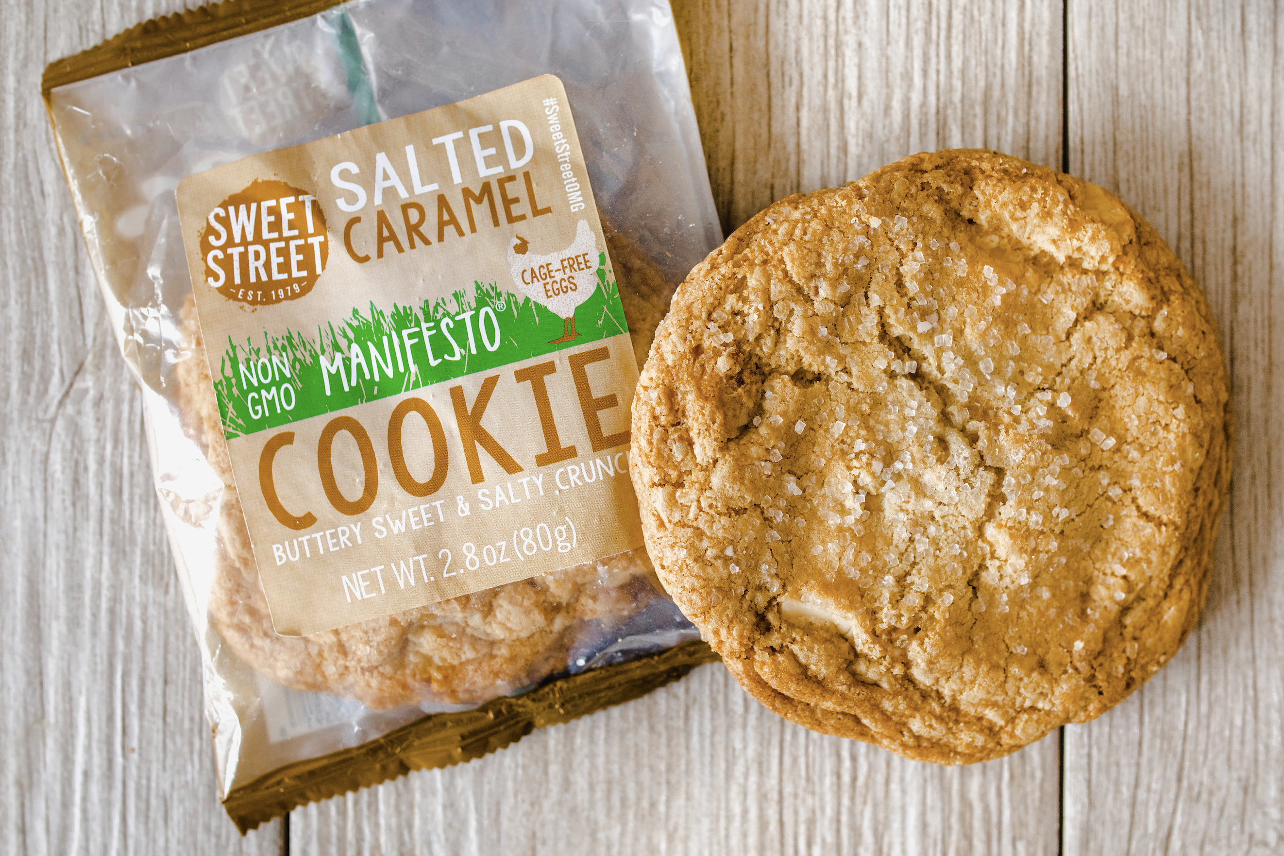 Order Salted Caramel Cookie food online from Ike's Love & Sandwiches store, Daly City on bringmethat.com