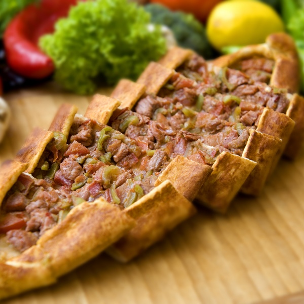 Order Meat Lovers Pide food online from Aden pizza store, Bethesda on bringmethat.com
