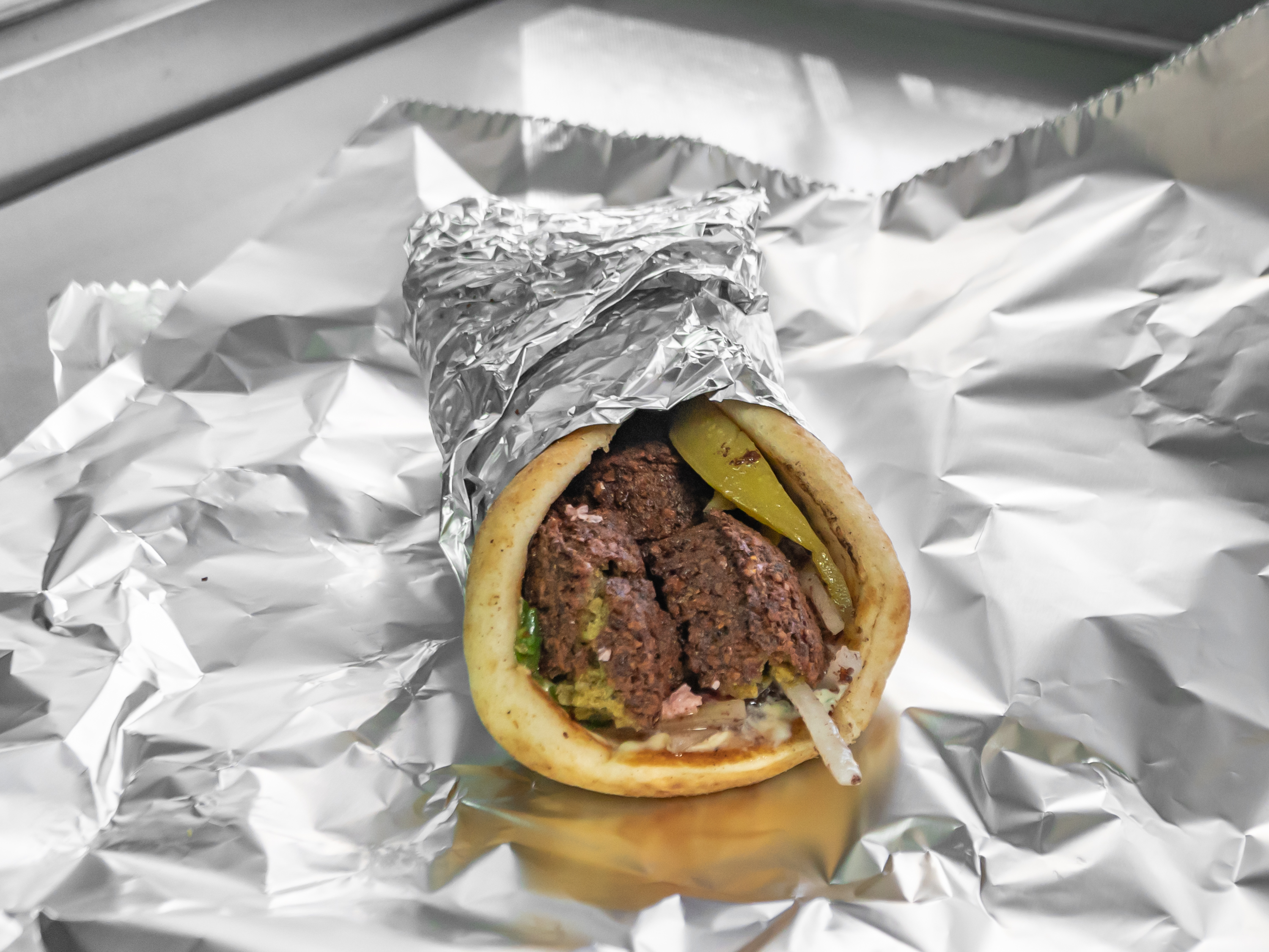 Order Metro Wrap food online from Pita On The Plaza store, Bethesda on bringmethat.com