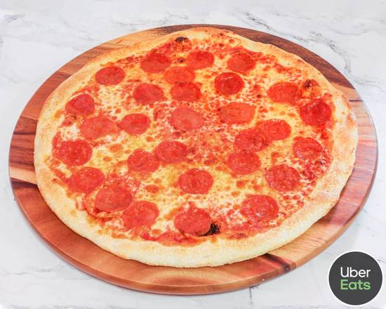 Order Pepperoni Pizza (Large) food online from KMPizza&Grill store, Lawrence on bringmethat.com