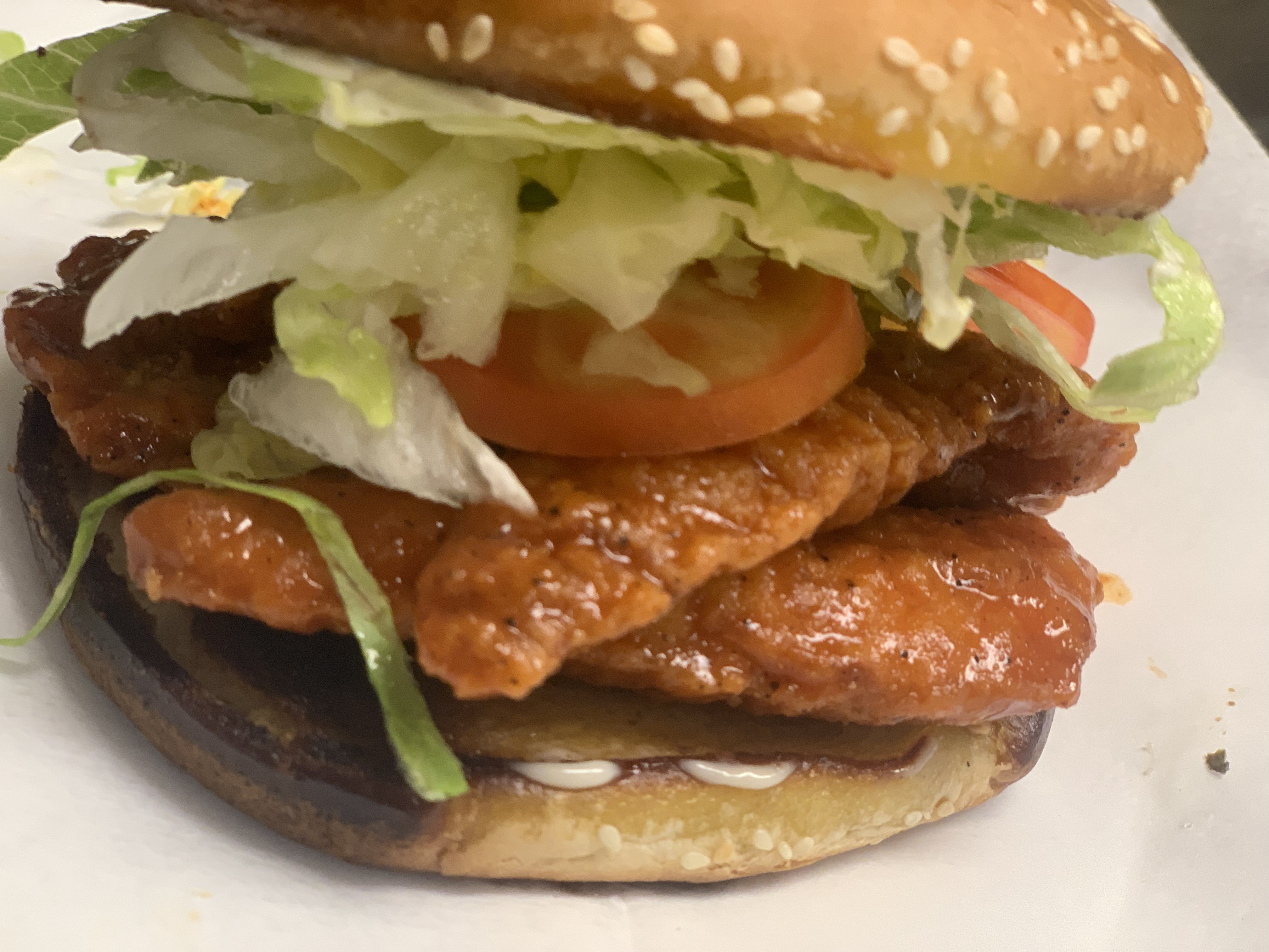 Order Spicy Chicken Sandwich food online from 4 Season Wings store, Marietta on bringmethat.com