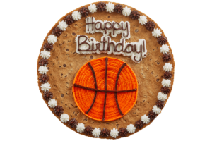 Order Happy Birthday Basketball Cookie Cake food online from American Deli on Broad St. store, Athens on bringmethat.com