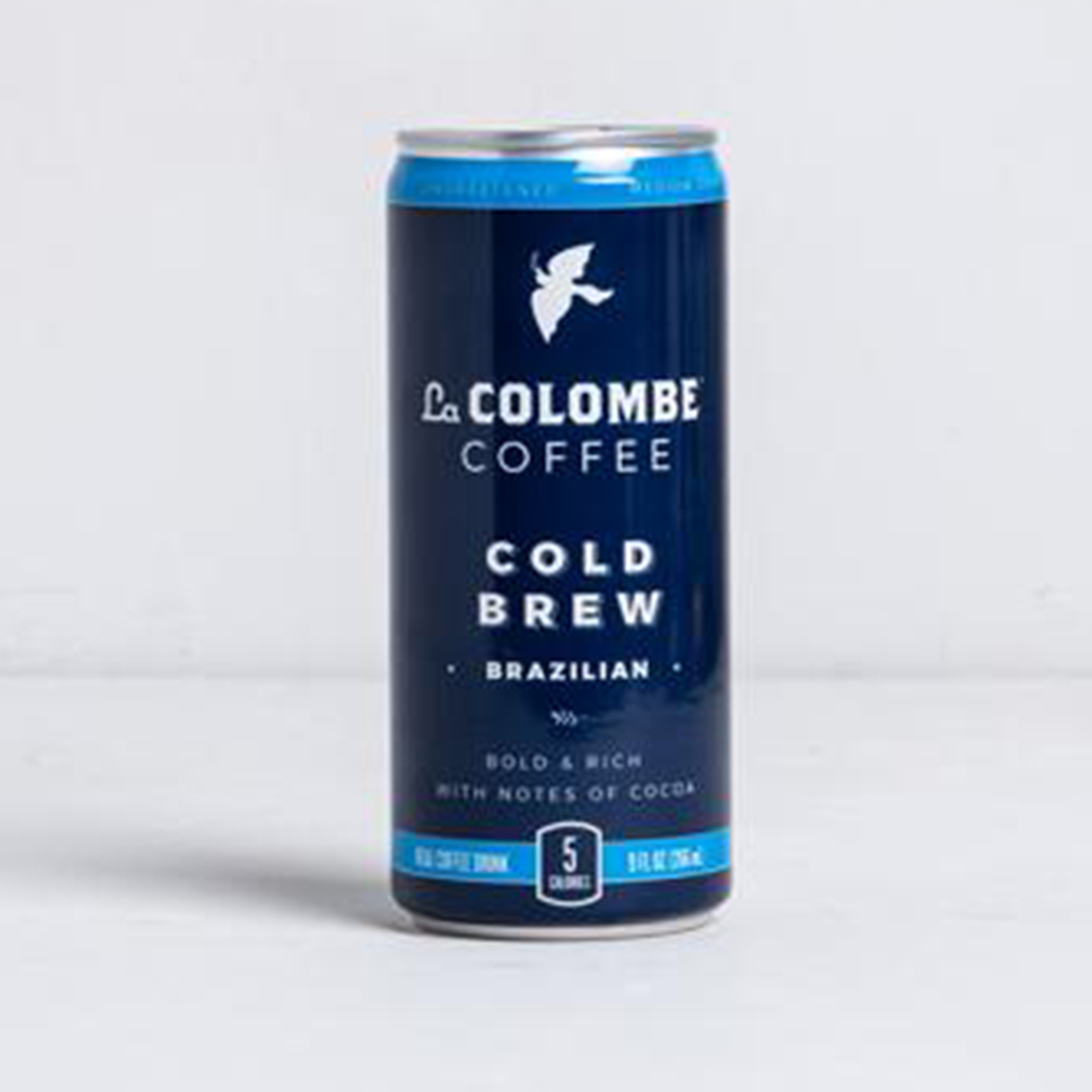 Order Brazilian Med/Dark Roast Cold Brew (Can) food online from Bubbie Plant Burgers store, Washington on bringmethat.com