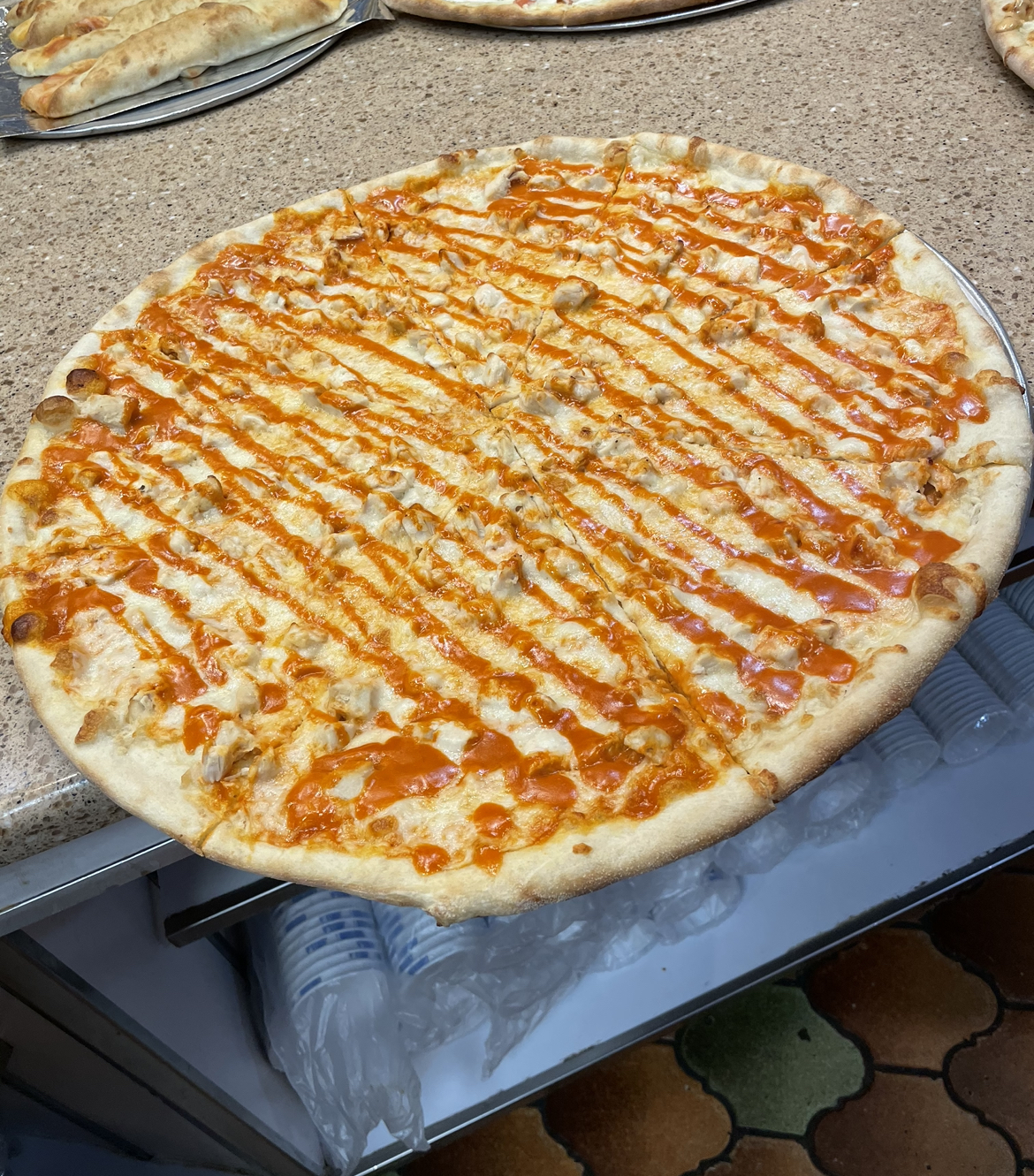 Order Chicken Wing Pizza food online from Dino Italian Restaurant store, Wilkes-Barre on bringmethat.com