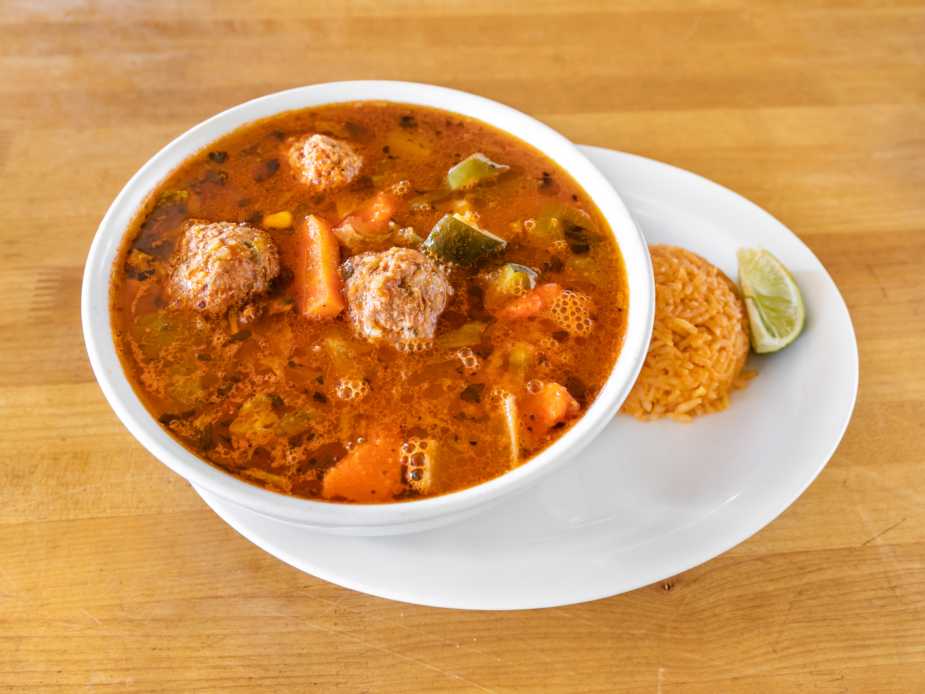 Order Albondigas Soup food online from Casa Don Diego store, Chula Vista on bringmethat.com