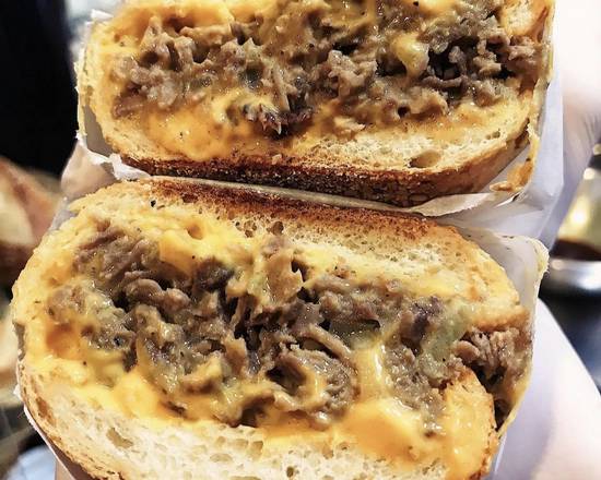 Order WIT WHIZ PHILLY CHEESESTEAK food online from Compton's store, New York on bringmethat.com